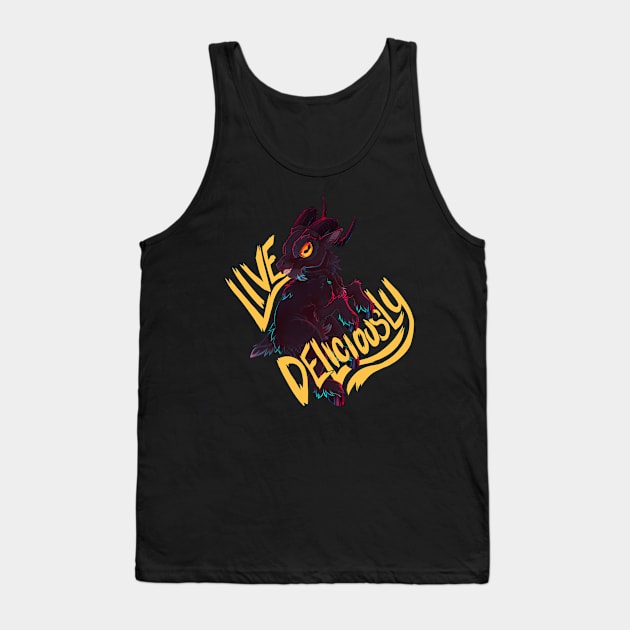 Live Deliciously Tank Top by Meekor